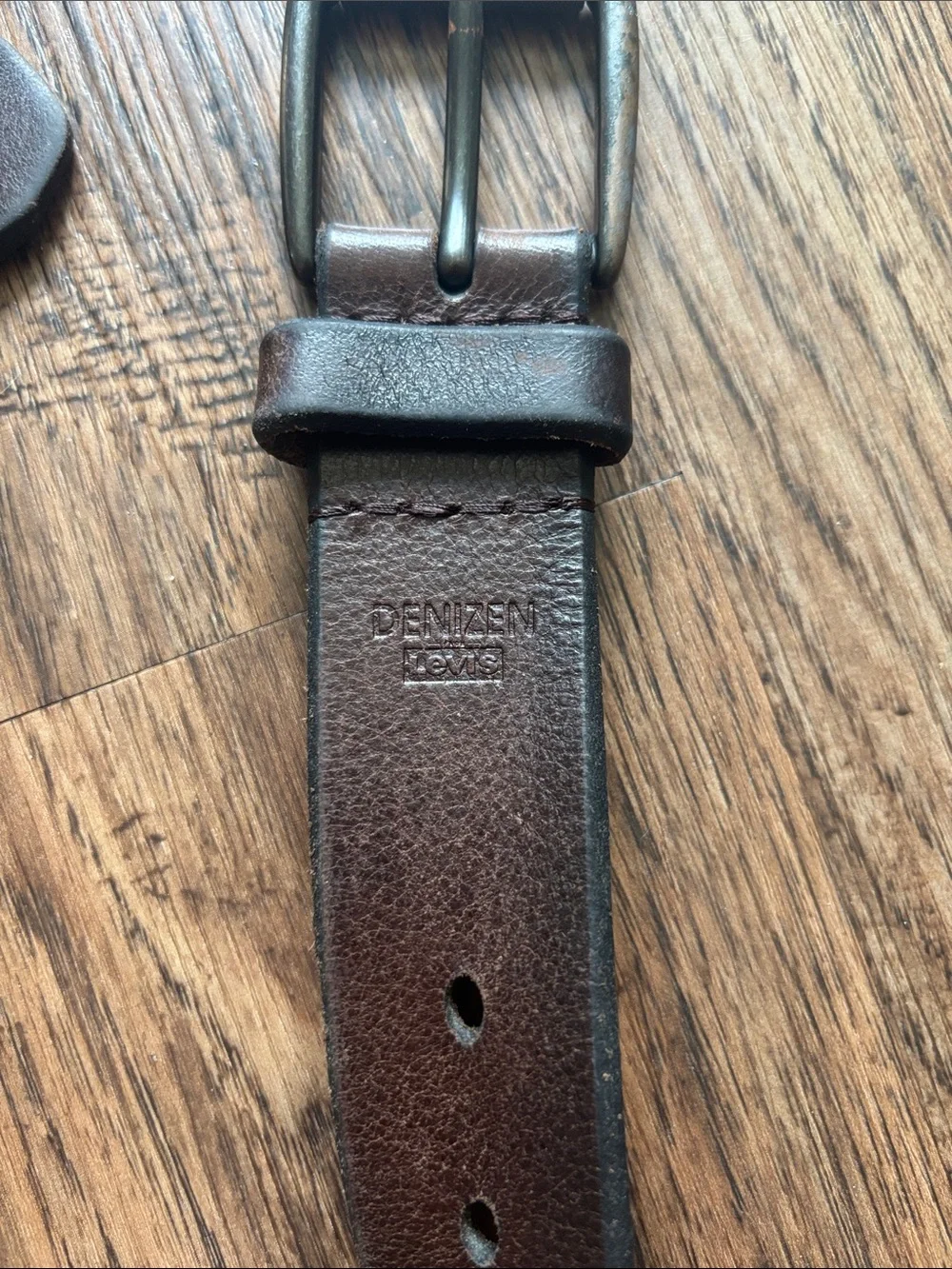 Denizen Levis Brown Genuine Leather Belt Mens XL 42-44 Multi-Hole